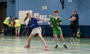 27 May 2018; Christine Percy from Tipperary and Stephen O'Grady from Burrishole, Co Mayo, competing in the u13 handball during Day 2 of the Aldi Community Games May Festival, which saw over 3,500 children take part in a fun-filled weekend at University of Limerick from 26th to 27th May. Photo by Diarmuid Greene/Sportsfile