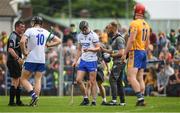 27 May 2018; Barry Coughlan of Waterford, 3, examines his hand before going off injured during the Munster GAA Hurling Senior Championship Round 2 match between Clare and Waterford at Cusack Park in Ennis, Co Clare. Photo by Ray McManus/Sportsfile