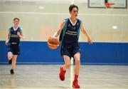 27 May 2018;  Ben Burke from Oranmore, Co. Galway, competing in the Basketball U16 & O13 Boys event during Day 2 of the Aldi Community Games May Festival, which saw over 3,500 children take part in a fun-filled weekend at University of Limerick from 26th to 27th May.  Photo by Sam Barnes/Sportsfile