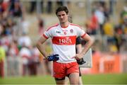 27 May 2018; A dejected Christopher McKaigue of Derry after the Ulster GAA Football Senior Championship Quarter-Final match between Derry and Donegal at Celtic Park in Derry. Photo by Oliver McVeigh/Sportsfile