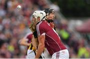 27 May 2018; Walter Walsh of Kilkenny is tackled by Gearóid McInerney of Galway during the Leinster GAA Hurling Senior Championship Round 3 match between Galway and Kilkenny at Pearse Stadium in Galway. Photo by Piaras Ó Mídheach/Sportsfile