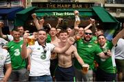 28 May 2018; Ireland supporters in Paris prior to the International Friendly match between France and Republic of Ireland at Stade de France in Paris, France. Photo by Stephen McCarthy/Sportsfile