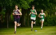 27 May 2018; Iarlaith O' Brien, from Drumshambo, Co. Leitrim, centre, competing alongside Ralf Bodamer, from Athenry, Co. Galway, left, and Bryan Guina, from Feohanagh - Castlemahon, Co. Limerick, in the Duathlon during Day 2 of the Aldi Community Games May Festival, which saw over 3,500 children take part in a fun-filled weekend at University of Limerick from 26th to 27th May. Photo by Diarmuid Greene/Sportsfile