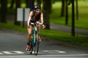 27 May 2018; Danielle Griffin, from Glenmore - Tullogher - Rosbercon, Co. Kilkenny, competing in the Duathlon during Day 2 of the Aldi Community Games May Festival, which saw over 3,500 children take part in a fun-filled weekend at University of Limerick from 26th to 27th May.  Photo by Diarmuid Greene/Sportsfile