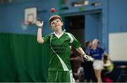 27 May 2018; Stephen O'Grady from Burrishole, Co Mayo, competing in the u13 handball during Day 2 of the Aldi Community Games May Festival, which saw over 3,500 children take part in a fun-filled weekend at University of Limerick from 26th to 27th May. Photo by Diarmuid Greene/Sportsfile