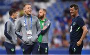 28 May 2018; Shane Supple and Republic of Ireland assistant manager Roy Keane prior to the International Friendly match between France and Republic of Ireland at Stade de France in Paris, France. Photo by Stephen McCarthy/Sportsfile