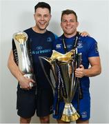 26 May 2018; Leinster senior physiotherapist Karl Denvir and Jordi Murphy following the Guinness PRO14 Final between Leinster and Scarlets at the Aviva Stadium in Dublin. Photo by Ramsey Cardy/Sportsfile