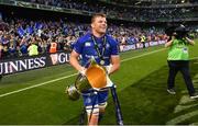 26 May 2018; Jordi Murphy of Leinster following their victory in the Guinness PRO14 Final between Leinster and Scarlets at the Aviva Stadium in Dublin. Photo by Ramsey Cardy/Sportsfile