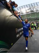 26 May 2018; Isa Nacewa of Leinster following their victory in the Guinness PRO14 Final between Leinster and Scarlets at the Aviva Stadium in Dublin. Photo by Ramsey Cardy/Sportsfile