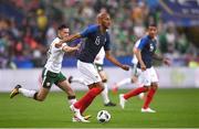 28 May 2018; Steven Nzonzi of France in action against Alan Browne of Republic of Ireland during the International Friendly match between France and Republic of Ireland at Stade de France in Paris, France. Photo by Stephen McCarthy/Sportsfile