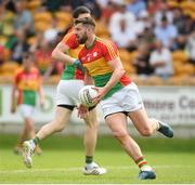 27 May 2018; Daniel St Ledger of Carlow during the Leinster GAA Football Senior Championship Quarter-Final match between Carlow and Kildare at O'Connor Park in Tullamore, Offaly. Photo by Matt Browne/Sportsfile