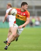 27 May 2018; Ciaran Moran of Carlow during the Leinster GAA Football Senior Championship Quarter-Final match between Carlow and Kildare at O'Connor Park in Tullamore, Offaly. Photo by Matt Browne/Sportsfile