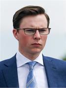 26 May 2018; Trainer Joseph O'Brien during the Curragh Races Irish 2000 Guineas Day at the Curragh in Kildare. Photo by Ray McManus/Sportsfile