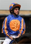 26 May 2018; Jockey Ryan Moore during the Curragh Races Irish 2000 Guineas Day at the Curragh in Kildare. Photo by Ray McManus/Sportsfile