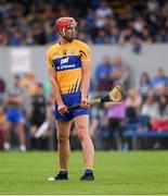 27 May 2018; Peter Duggan of Clare prepares to take a free during the Munster GAA Hurling Senior Championship Round 2 match between Clare and Waterford at Cusack Park in Ennis, Co Clare. Photo by Ray McManus/Sportsfile