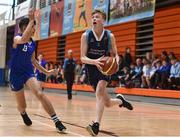 26 May 2018; Shane Cox, from Oranmore, Co. Galway, right, and  Sean Lynch, from Cuchulainns, Co. Cavan, competing in the Basketball U16 & O13 Boys event during the Aldi Community Games May Festival, which saw over 3,500 children take part in a fun-filled weekend at University of Limerick from 26th to 27th May. Photo by Sam Barnes/Sportsfile