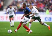 28 May 2018; Djibril Sidibé of France in action against James McClean of Republic of Ireland during the International Friendly match between France and Republic of Ireland at Stade de France in Paris, France. Photo by Stephen McCarthy/Sportsfile