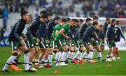 28 May 2018; Jonathan Walters of Republic of Ireland, centre, during the warm-up prior to the International Friendly match between France and Republic of Ireland at Stade de France in Paris, France. Photo by Seb Daly/Sportsfile