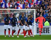 28 May 2018; Colin Doyle of Republic of Ireland reacts after conceding a goal during the International Friendly match between France and Republic of Ireland at Stade de France in Paris, France. Photo by Seb Daly/Sportsfile