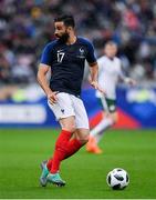 28 May 2018; Adil Rami of France during the International Friendly match between France and Republic of Ireland at Stade de France in Paris, France. Photo by Seb Daly/Sportsfile