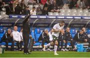 28 May 2018; Shaun Williams of Republic of Ireland comes onto the pitch during a second half substitution during the International Friendly match between France and Republic of Ireland at Stade de France in Paris, France. Photo by Stephen McCarthy/Sportsfile