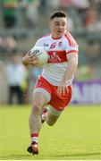 27 May 2018; Niall Toner of Derry during the Ulster GAA Football Senior Championship Quarter-Final match between Derry and Donegal at Celtic Park in Derry. Photo by Oliver McVeigh/Sportsfile