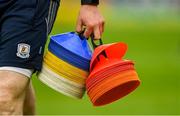 27 May 2018; A general view of cones at the Leinster GAA Hurling Senior Championship Round 3 match between Galway and Kilkenny at Pearse Stadium in Galway. Photo by Piaras Ó Mídheach/Sportsfile