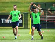 31 May 2018; Graham Burke, right, and Alan Browne during a Republic of Ireland training session at the FAI National Training Centre in Abbotstown, Dublin. Photo by Stephen McCarthy/Sportsfile