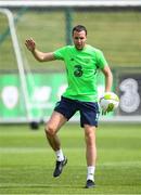 31 May 2018; John O'Shea during a Republic of Ireland training session at the FAI National Training Centre in Abbotstown, Dublin. Photo by Stephen McCarthy/Sportsfile