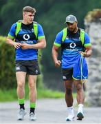 31 May 2018; Garry Ringrose, left, and Bundee Aki during Ireland squad training at Carton House in Maynooth, Co. Kildare. Photo by Ramsey Cardy/Sportsfile