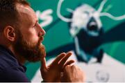 31 May 2018; David Meyler during a Republic of Ireland press conference at the FAI National Training Centre in Abbotstown, Dublin. Photo by Stephen McCarthy/Sportsfile