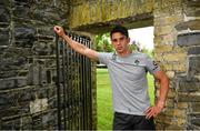 31 May 2018; Joey Carbery poses for a portrait following an Ireland press conference at Carton House in Maynooth, Co. Kildare. Photo by Ramsey Cardy/Sportsfile