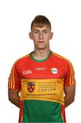 31 May 2018; Darragh O Brien of Carlow during the Carlow Football Squad Portraits 2018 at Carlow GAA Centre of Excellence in Fennagh, Carlow. Photo by Matt Browne/Sportsfile
