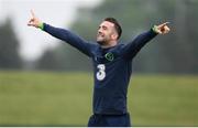 1 June 2018; Shane Duffy during Republic of Ireland training at the FAI National Training Centre in Abbotstown, Dublin. Photo by Stephen McCarthy/Sportsfile