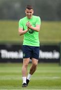 1 June 2018; Seamus Coleman during Republic of Ireland training at the FAI National Training Centre in Abbotstown, Dublin. Photo by Stephen McCarthy/Sportsfile
