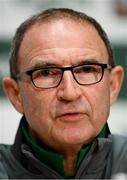 1 June 2018; Republic of Ireland manager Martin O'Neill during a press conference at the FAI National Training Centre in Abbotstown, Dublin. Photo by Stephen McCarthy/Sportsfile