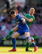 1 June 2018; John Martin of Waterford in action against Conor McCormack of Cork City during the SSE Airtricity League Premier Division match between Cork City and Waterford at Turner's Cross, Cork. Photo by Eóin Noonan/Sportsfile