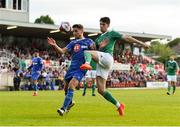 1 June 2018; Shane Griffin of Cork City in action against David Webster of Waterford during the SSE Airtricity League Premier Division match between Cork City and Waterford at Turner's Cross, Cork. Photo by Eóin Noonan/Sportsfile