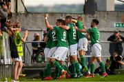 1 June 2018; Garry Buckley of Cork City celebrates with team mates after scoring his side's first goal during the SSE Airtricity League Premier Division match between Cork City and Waterford at Turner's Cross, Cork. Photo by Eóin Noonan/Sportsfile