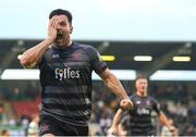 1 June 2018; Patrick Hoban of Dundalk celebrates after scoring his side's first goal during the SSE Airtricity League Premier Division match between Shamrock Rovers and Dundalk at Tallaght Stadium in Dublin. Photo by Stephen McCarthy/Sportsfile