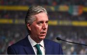 1 June 2018; FAI Chief Executive John Delaney in attendance at the CRISC Player of the Year Awards at  Ballsbridge Hotel, Dublin. Photo by David Fitzgerald/Sportsfile