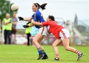 2 June 2018; Mairead Morrissey of Tipperary in action against Eimear Meaney of Cork during the TG4 Munster Senior Ladies Football Championship semi-final between Tipperary and Cork at Ardfinnan, Tipperary. Photo by Matt Browne/Sportsfile