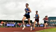 2 June 2018; Paul Hartnett of Colaiste an Chraoibhin Fermoy, Co. Cork, competing in the Under 16 Boys 1 Mile  during the Irish Life Health All-Ireland Schools Track and Field Championships at Tullamore Harriers Stadium in Tullamore, Co. Offaly. Photo by Sam Barnes/Sportsfile