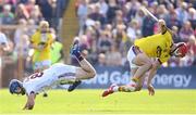 2 June 2018; Johnny Coen of Galway in action against Lee Chin of Wexford during the Leinster GAA Hurling Senior Championship Round 4 match between Wexford and Galway at Innovate Wexford Park in Wexford. Photo by Ramsey Cardy/Sportsfile