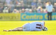 2 June 2018; Joe Canning of Galway after picking up an injury during the Leinster GAA Hurling Senior Championship Round 4 match between Wexford and Galway at Innovate Wexford Park in Wexford. Photo by Ramsey Cardy/Sportsfile
