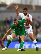 2 June 2018; Jonathan Walters of Republic of Ireland in action against Cameron Carter-Vickers of United States during the International Friendly match between Republic of Ireland and the United States at the Aviva Stadium in Dublin. Photo by Eóin Noonan/Sportsfile
