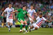 2 June 2018; Callum O'Dowda of Republic of Ireland in action against Jorge Villafaña, left, and DeAndre Yedlin of United States during the International Friendly match between Republic of Ireland and the United States at the Aviva Stadium in Dublin. Photo by Seb Daly/Sportsfile