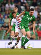 2 June 2018; Declan Rice of Republic of Ireland in action against Tyler Adams of United States during the International Friendly match between Republic of Ireland and the United States at the Aviva Stadium in Dublin. Photo by Eóin Noonan/Sportsfile