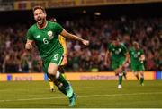 2 June 2018; Alan Judge of Republic of Ireland celebrates after scoring his side's second goal during the International Friendly match between Republic of Ireland and the United States at the Aviva Stadium in Dublin. Photo by Stephen McCarthy/Sportsfile