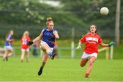2 June 2018; Niamh Lonergan of Tipperary in action against Orlagh Farmer of Cork during the TG4 Munster Senior Ladies Football Championship semi-final between Tipperary and Cork at Ardfinnan, Tipperary. Photo by Matt Browne/Sportsfile